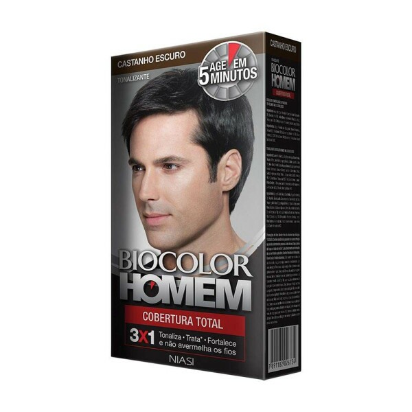 Tonalizante Biocolor Homem Castanho Escuro