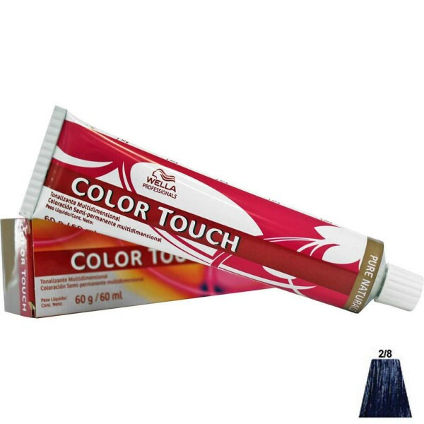Tonalizante Wella Color Touch 2.8 Preto Azulado - 60ml