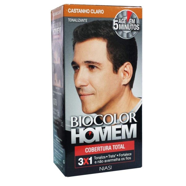 Tonalizante Biocolor Homem Castanho Claro