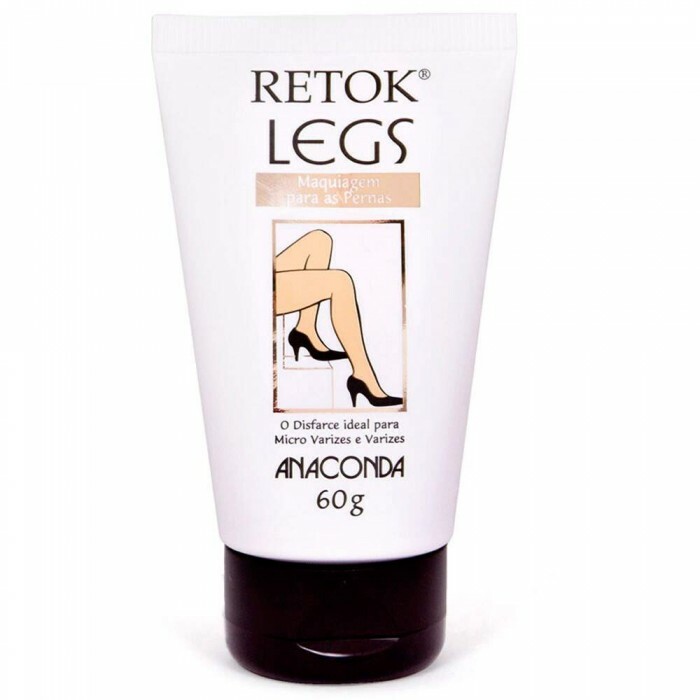 Retok Legs Anaconda Maquiagem Para As Pernas Escuro 60g Magia Cosméticos Maquiagens Retok Legs Anaconda Maquiagem Para As Pernas Escuro 60g Magia Cosméticos Maquiagens