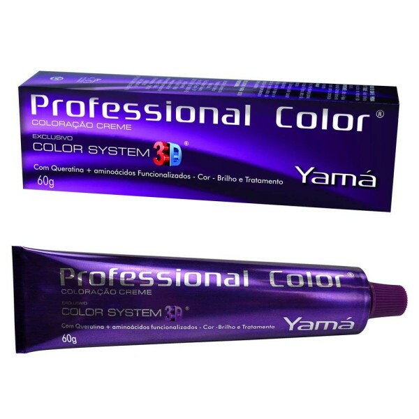 Colorao Creme Yama Professional Color System 3D - 4.2 Castanho Mdio Violeta