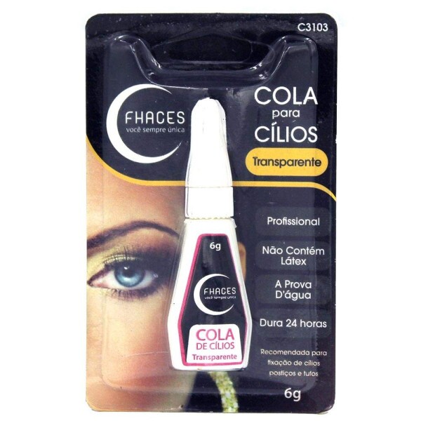 Cola Para Cilios Postios Fhaces Eyelash Glue Clear C3103 - 5g