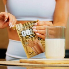 Suplemento Alimentar de Protena Whey sabor Milkshake de Baunilha Bold 30g