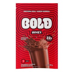 Suplemento Alimentar de Protena Whey sabor Chocolate ao Leite Bold 30g
