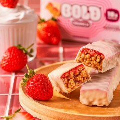 Barra de Protena Crunch Sabor Morango e Chantilly Bold 60g
