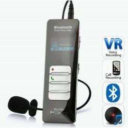 Gravador de Chamada para Telefone Fixo e Telefone Móvel com Microfone Externo