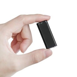 Micro Gravador de Voz, Grava 10 Horas Sem Parar, Mp3 Player
