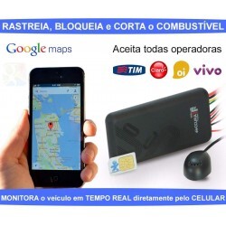 Rastreador Bloqueador Veicular Gps Carro Caminhão Moto Gt06