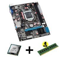Kit I5 Placa Mae 1155 + Processador I5 2400 2a Geração + DDR3 4gb