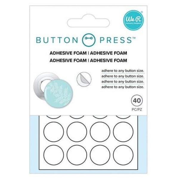 Adesivos Espuma para M�quina para Fazer Buttons - 15mm 60 Unidades