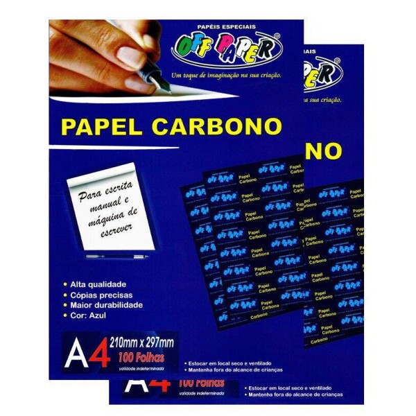 PAPEL CARBONO A4 100 FLS