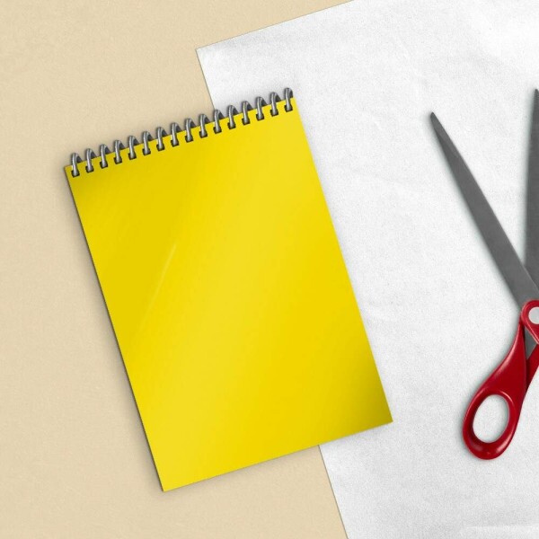 Rolo de Adesivo Amarelo - 45cm x 2mt