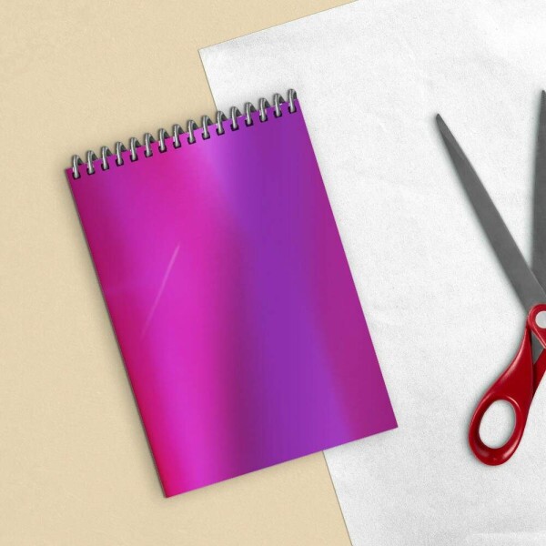 Rolo de Adesivo Roxo Metalizado - 45cm x 2mt