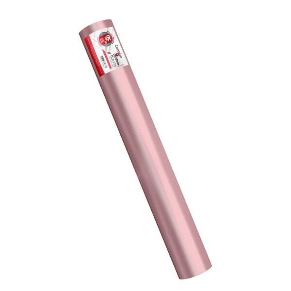 Rolo de Adesivo Rosa Metalizado - 45cm x 2mt