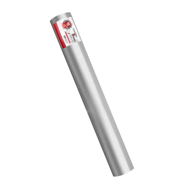 Rolo de Adesivo Prata Metalizado - 45cm x 2mt