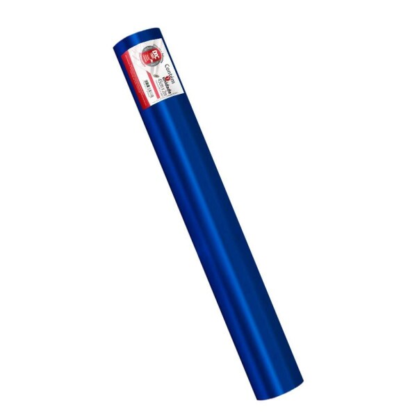 Rolo de Adesivo Azul Metalizado - 45cm x 2mt