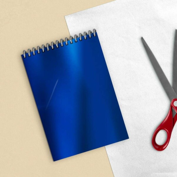 Rolo de Adesivo Azul Metalizado - 45cm x 2mt
