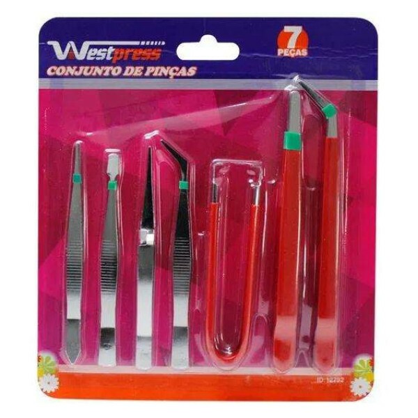 Conjunto de Pin�as Profissional c/ 7 unidades - Westpress