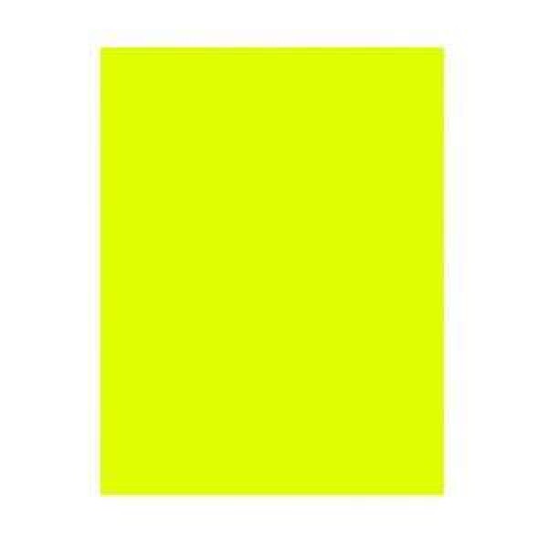 Papel Adesivo Fluor Amarelo 90G 30,5x30,5 - 6 Folhas