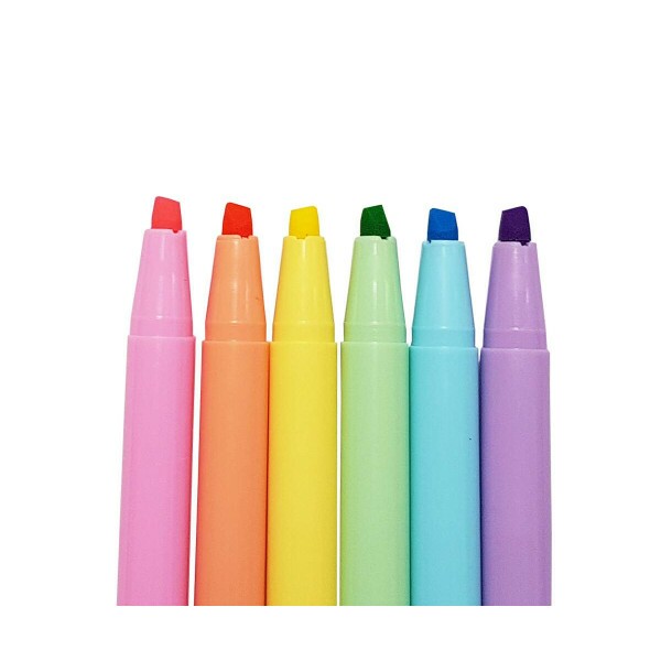 Marca texto Pastel - Kit com 6 Unidades - Newpen