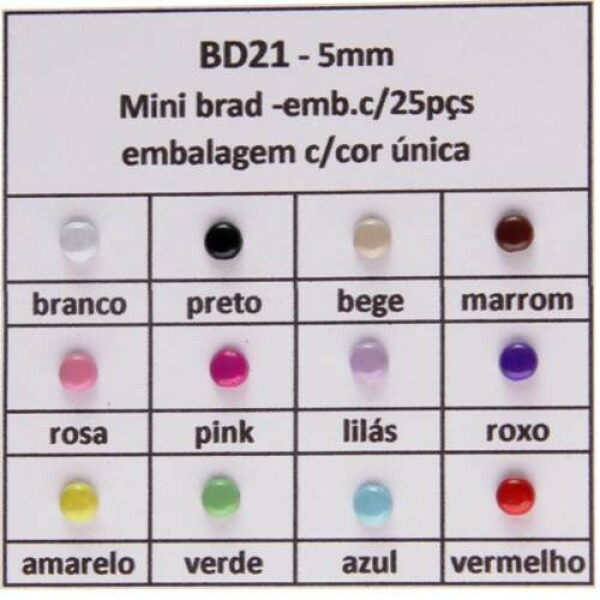 Bailarinas 5mm com 25 unidades - Branco