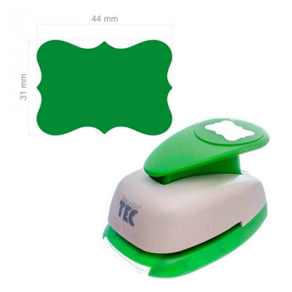Furador para Papel Scrapbook - 2\" (5,0CM) Tag Clssico - Toke e Crie