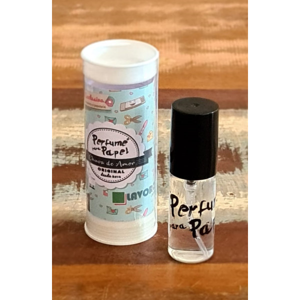 Perfume para Papel Mini - Aroma Chuva de Amor 8ml (Edi��o Exclusiva)