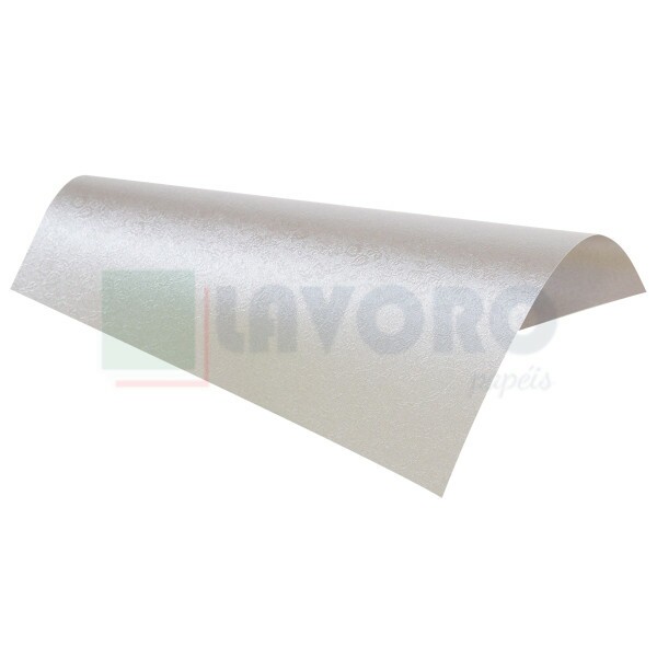 Papel Perolizado Florena Prata 250g A4 - 09 Folhas