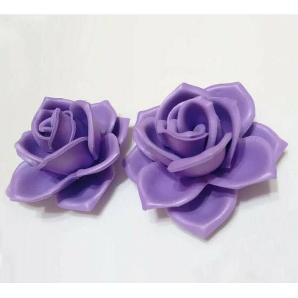 Placa de EVA Foamiran Para Flores - 30 x 35 cm Sortido - Tons de Flores Intensas - Make+