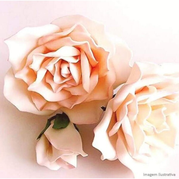 Placa de EVA Foamiran Para Flores - 30 x 35 cm Sortido - Tons de Flores Luxo - Make+