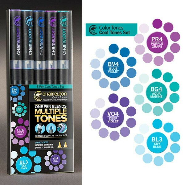 Kit Canetas Chameleon Color Tunes - Cool Tones