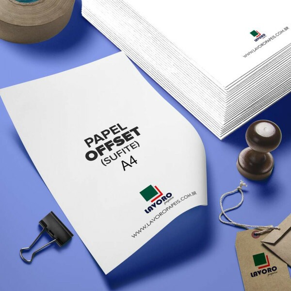 Papel Offset Sulfite 180g A6 - 100 Folhas
