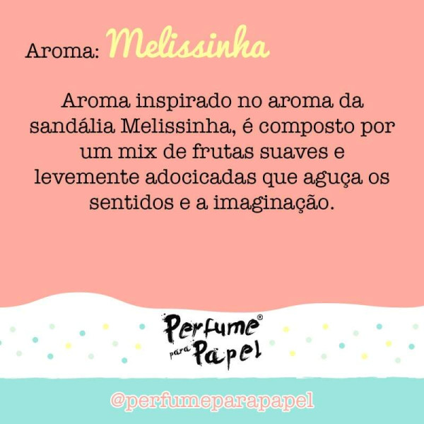 Perfume para Papel - Aroma Melissinha 50ml (Edi��o Exclusiva Colecionador)