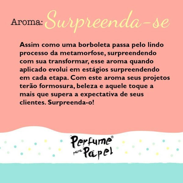 Perfume para Papel - Aroma Surpreenda-se 100ml + Embalagem Colecion�vel