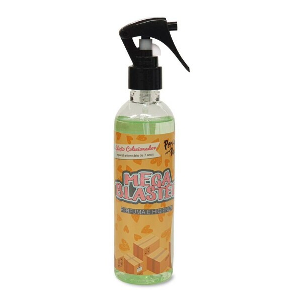 Perfume e Higienizador Megablaster para Embalagens - Aroma Floresta Encantada 250ml