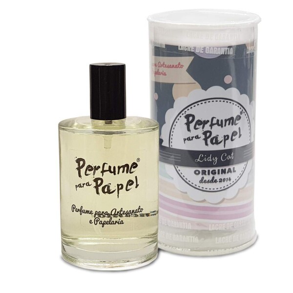 Perfume para Papel - Aroma Lidy Cat 100ml + Embalagem Colecionvel