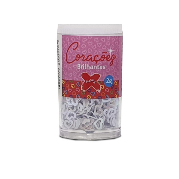 Cora��es Brilhantes 2GR - Branco - Make+