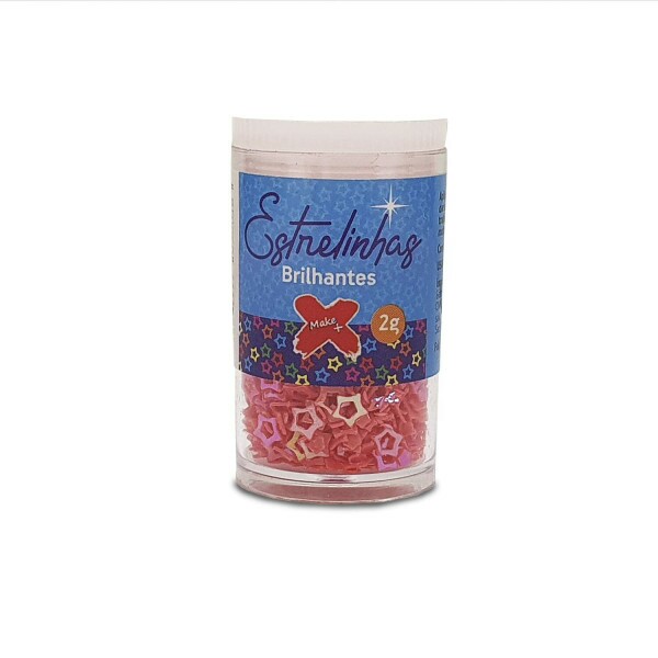 Estrelinhas Brilhantes 2GR - Rosa Neon - Make+