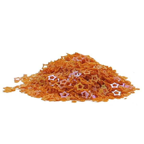 Estrelinhas Brilhantes 2GR - Laranja Neon - Make+