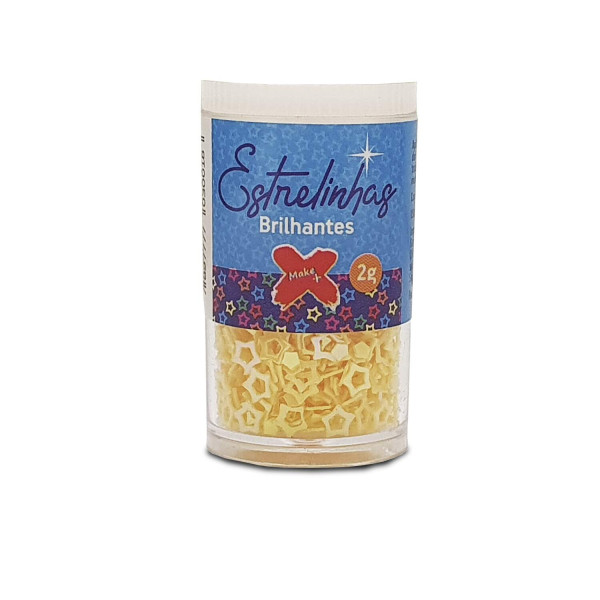 Estrelinhas Brilhantes 2GR - Amarelo Neon - Make+