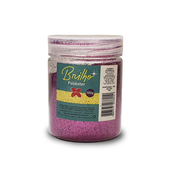 Glitter Pote 100gr - Pink
