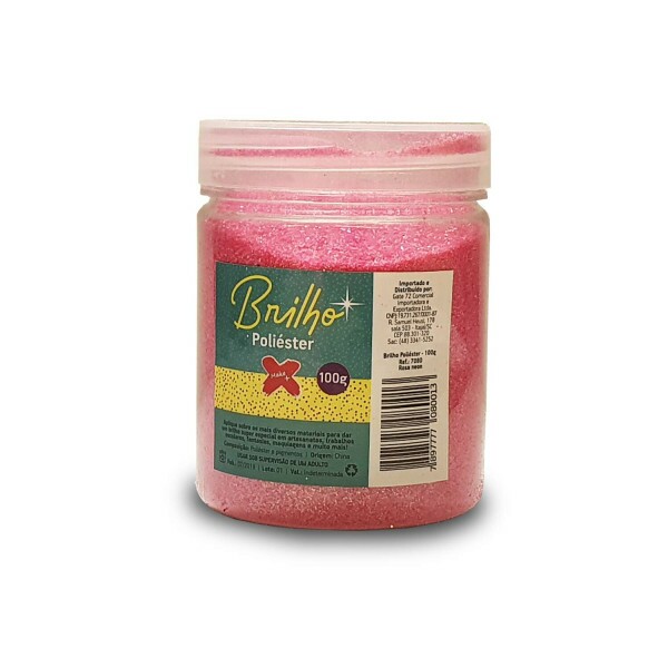 Glitter Pote 100gr - Rosa Neon