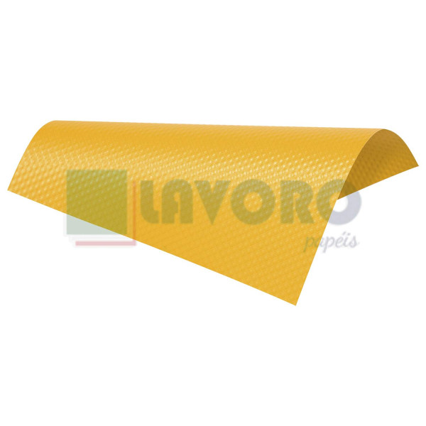 Papel Perolizado Matelass� Ouro A4 - 09 Folhas