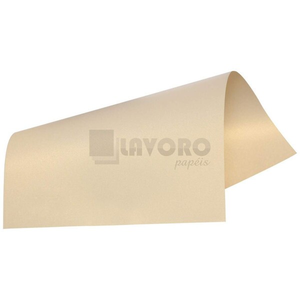Papel Curious Metallics - Virtual Pearl 120g A4 - 18 Folhas