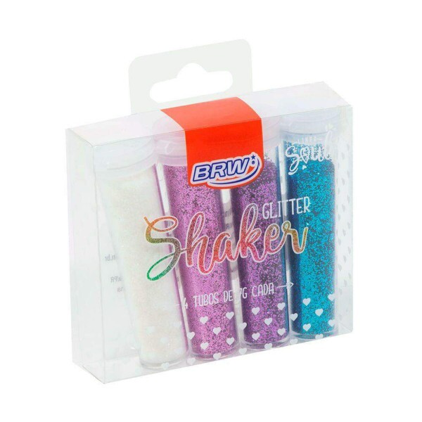 Glitter Shaker Colors - 7g - Blister C/ 4 Cores