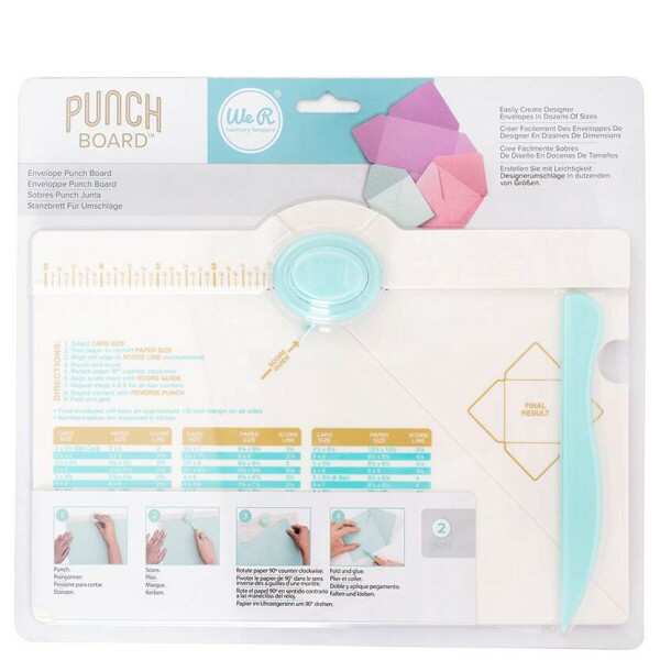 Ferramenta P/ Confeccionar Envelopes - Punch Board Envelope - We\'r Memory Kepepers