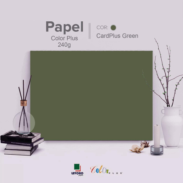 Papel CardPlus Green 240g A4 - 27 Folhas