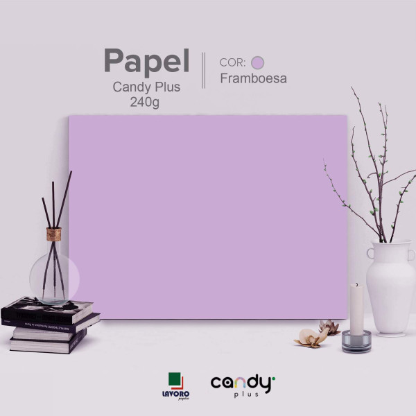 Papel Candy Plus - Framboesa (Sri Lanka) - 240g A4 - 27 Folhas