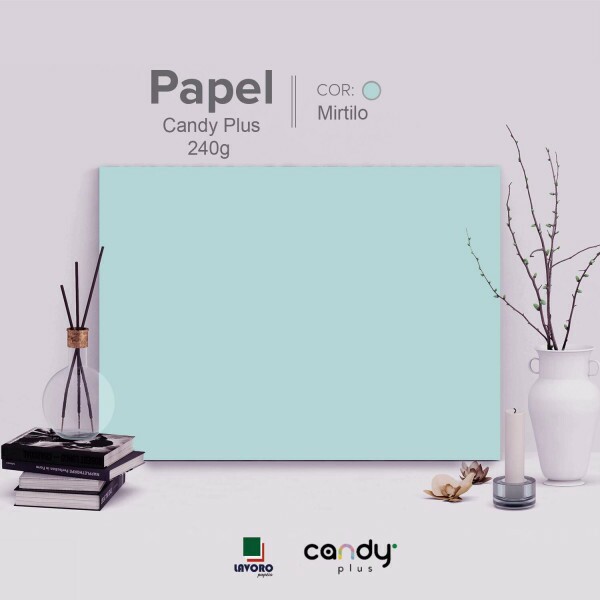 Papel Candy Plus - Mirtilo (Cazaquist�o) - 240g 30x60 - 21 Folhas