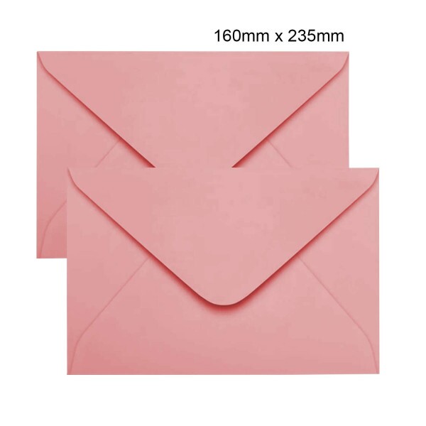 Envelope Convite - Rosa Ch� Fidji - 160x235 mm - 100 Envelopes - SCRITY